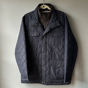 Men’s London Fog navy jacket Size Large